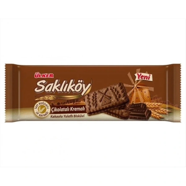 Ülker Saklıköy Kakaolu Yulaflı Bisküvi 87 g 24'lü