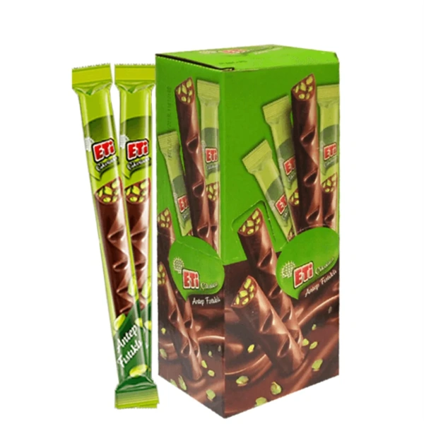 Eti Çikolata Keyfi Antep Fıstıklı Uzun Çikolata 34 g 16'lı