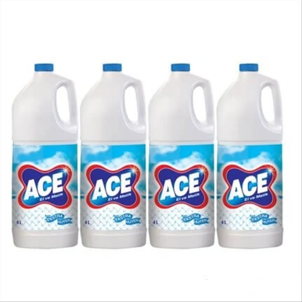 Ace El ve Matik Çamaşır Suyu Ultra 4x4 L